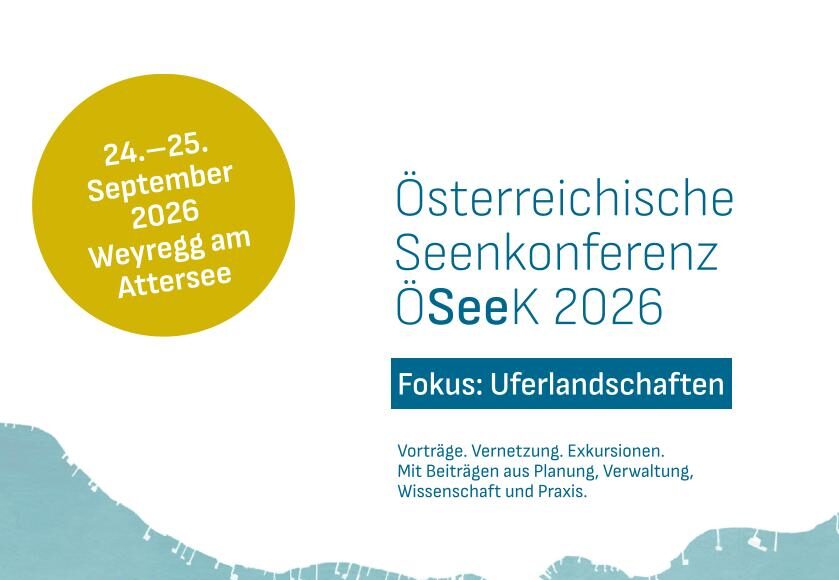 Sujet der Österreichischen Seenkonferenz 2026.